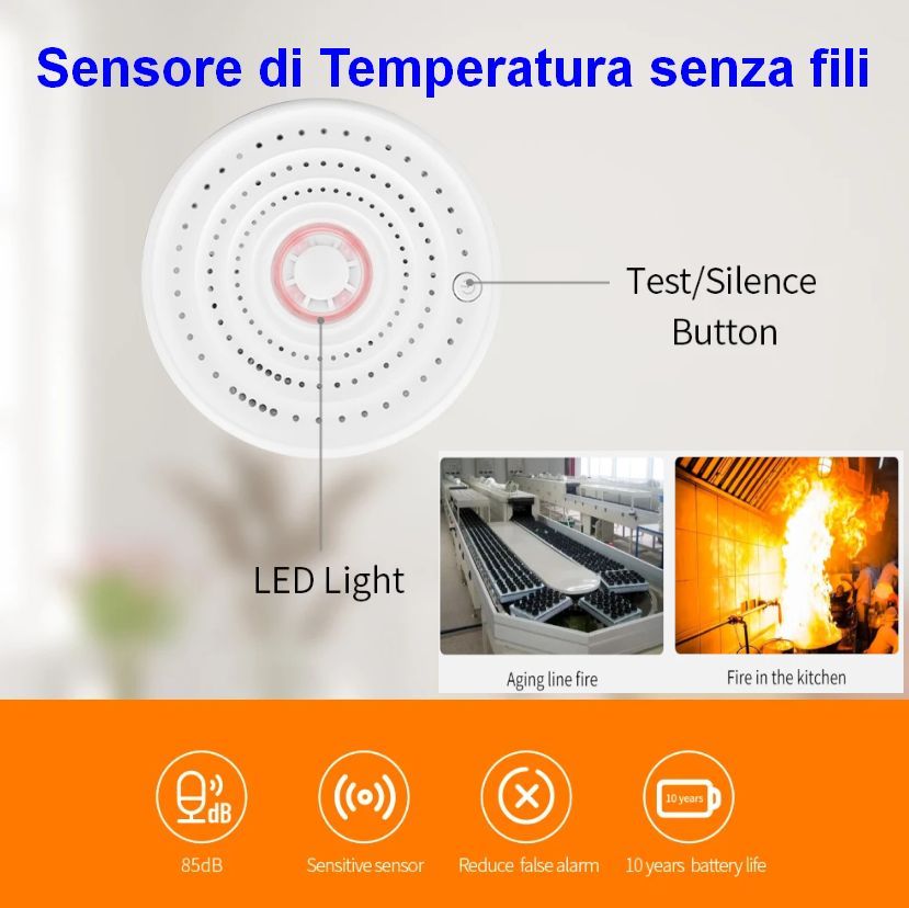 Wifi wireless Temperatur detector for control unit